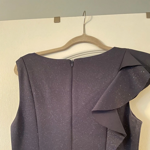 Elija J Midnight Blue Sparkle Gown - Picture 4 of 8